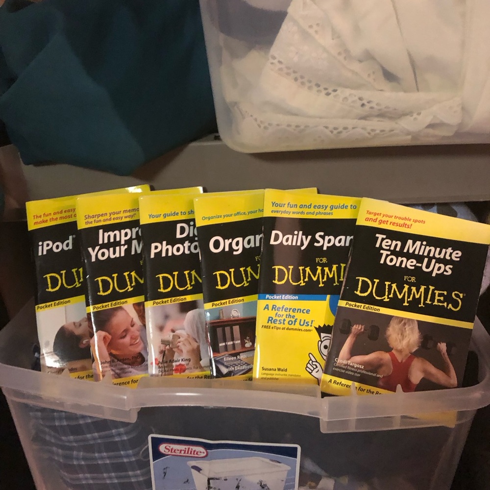 🍎2008 For Dummies Pocket Ed. Book Bundle- 639 $30 or $25 w/offer